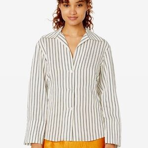 Vince Striped Shirt- Med NWOT